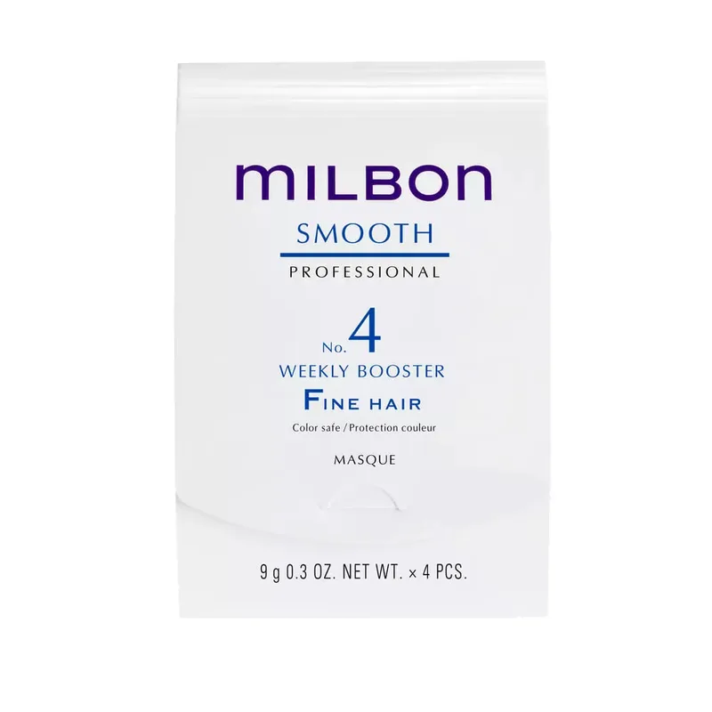 Milbon Smooth Professional No. 4 Weekly Booster Fine Hair Пролонгуючий бустер для тонкого волосся