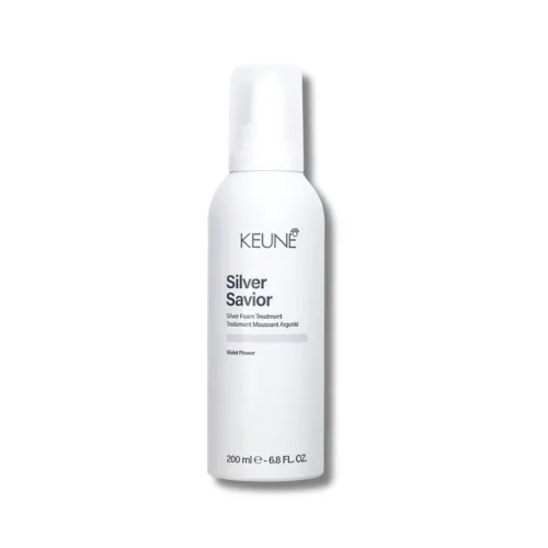 Незмивна пінка для волосся “Срібний блиск” - Keune Care Silver Savior Silver Foam Treatment