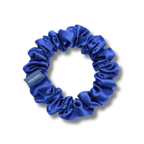 Шовкова резинка для волосся електрик - MOLODO Silk Scrunchie Medium Electric