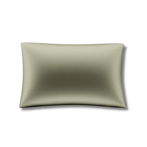 Шовкова наволочка оливкова - MOLODO Silk Pillowcase Forest Moss