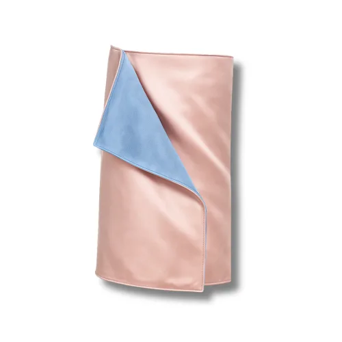 Рушник для тіла з шовку та мікрофібри пудровий - MOLODO Silk &amp; Microfibre Towel Powder Pink