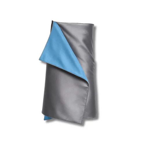 Рушник для тіла з шовку та мікрофібри сірий - MOLODO Silk &amp; Microfibre Towel Stone Grey