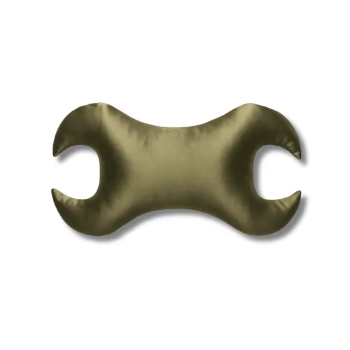 Анти-ейдж подушка KEY проти зморшок навколо очей оливкова - MOLODO Key Anti-Aging Pillow Against Wrinkles Around The Eyes Forest Moss