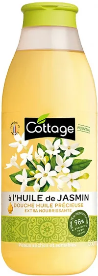 Поживна олія-гель для душу "Жасмин" Cottage Douche Huile Precieuse Extra Nourishing Precious Oil Shower