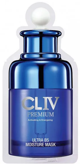 CLIV Ultra B5 Moisture Mask - Живильна тканинна маска з вітаміном B5 для тьмяної шкіри
