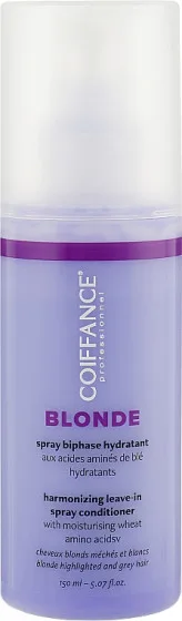 Coiffance Professionnel Blonde Moisturizing Leave-In Spray - Двофазний спрей для світлого або сивого волосся