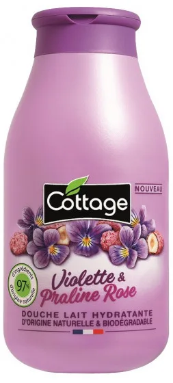 Cottage Violet&Pink Praline Shower Milk - Молочко для душу "Фіалка та рожеве пралине"