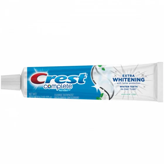Crest Complete Multi-Benefit Extra Whitening Tartar Protection Clean Mint - Відбілююча зубна паста