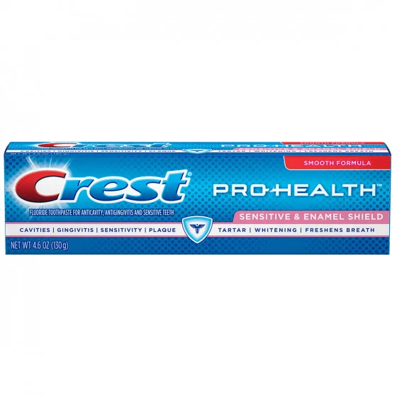 Crest Pro-Health Sensitive+Enamel Shield Smooth Mint - Відбілююча зубна паста + захист емалі