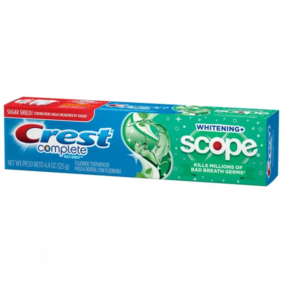 Crest Complete Multi-Benefit Whitening Scope Minty Fresh Striped - Відбілююча зубна паста