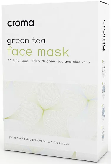 Croma Face Mask with Green Tea - Маска для обличчя з екстрактом зеленого чаю