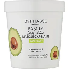 Маска Byphasse Family FRESH DELICE для сухих волосся з авокадо 250 мл