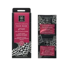 Маска Apivita EXPRESS BEAUTY з виноградом Розгладження зморшок 2х2мл