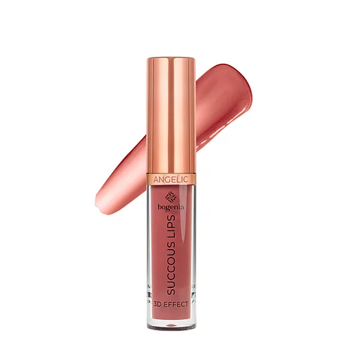 Помада для губ рідка Bogenia Angelic 3D Effect із вітаміном E BG711, 002 Satisfaction