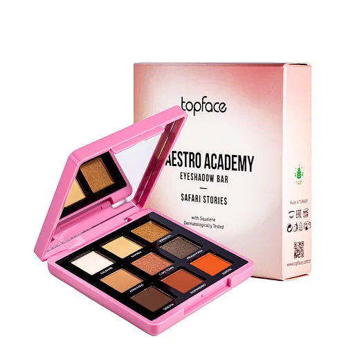 Палетка тіней для повік topface Maestro Academy Eyeshadow Bar 9 відтінків №
