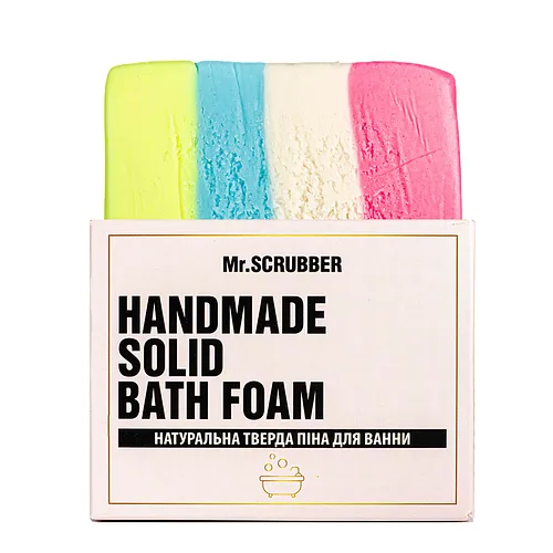 Тверда піна для ванни "Bubble Gum" Mr.Scrubber Solid Bath Foam Bubbles Gum