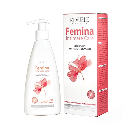 Молочко для інтимної гігієни Revuele Femina Intimate Care Ultrasoft Intimate Milk Wash ультрам'яке 250 мл