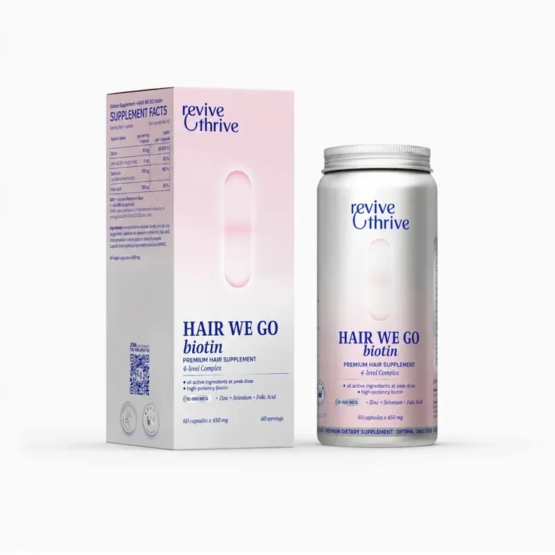 ReviveAndThrive HAIR WE GO biotin Комплекс для волосся 60 шт