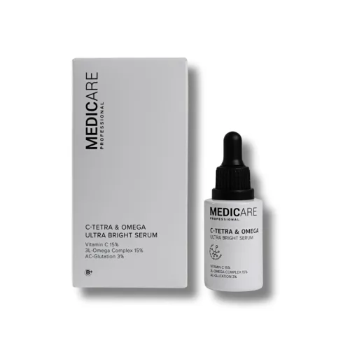 Освітлювальна сироватка з 15% вітаміном С - Medicare C-Tetra &amp; Omega Ultra Bright Serum