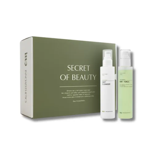 Подарунковий набір для ніжного очищення - Innoaesthetics Secret of Beauty №1 Set 250ml