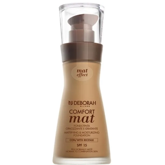 Deborah Comfort Mat Foundation - Тональна основа для обличчя матуюча