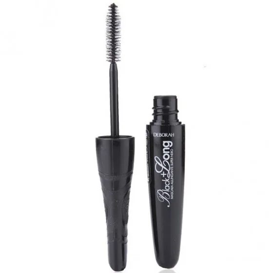Deborah Black+Long Mascara - Туш для вій подовжуюча екстра чорна