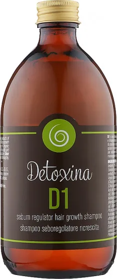 Delta Studio Detoxina D1 Shampoo Sebonormalizzante - Шампунь для жирної шкіри голови
