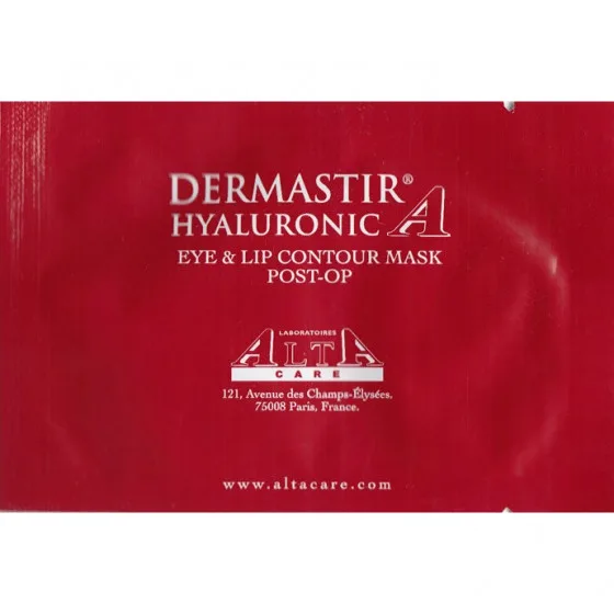 Dermastir Hyaluronic Post-OP Mask Eye & Lip Contour - Гіалуронова маска для контуру очей і губ