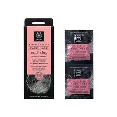 Маска Apivita EXPRESS BEAUTY з рожевої глини Мяке очищення 2х8 мл