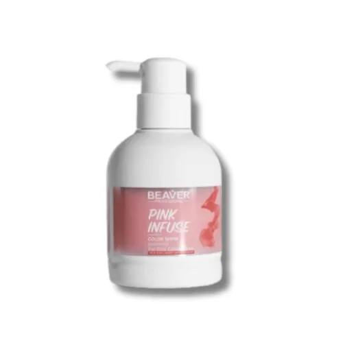 Шампунь для інтенсивного догляду волосся ніжно-рожевий - Beaver Professional Infuse Color Shine Shampoo Pink