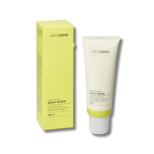 Кислотний скраб-пілінг для шкіри голови - Who Cares Pumpkin Protein Scalp Scrub