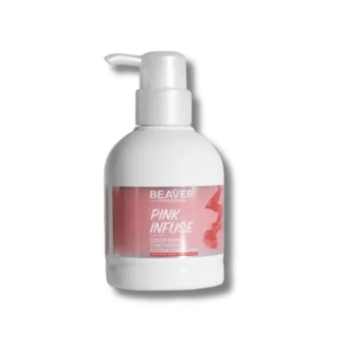 Кондиціонер для інтенсивного догляду волосся ніжно-рожевий - Beaver Professional Infuse Color Shine Conditioner Pink