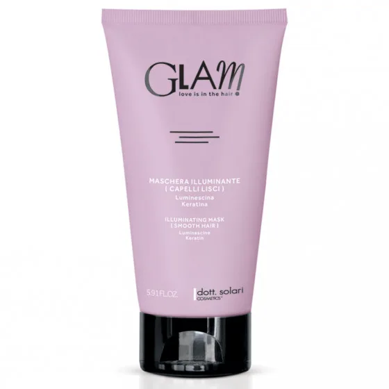 Dott. Solari Glam Illuminating Mask Smooth Hair - Розгладжуюча маска для волосся з ефектом сяйва