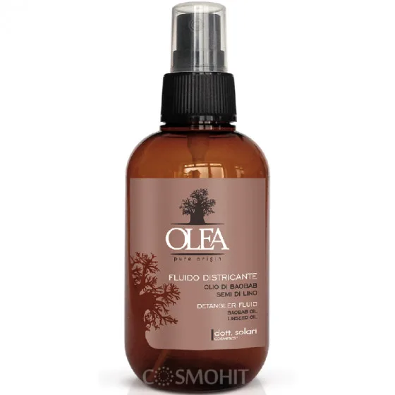 Dott.Solari Olea Pure Origin Detangler Fluid Baobab Oil Linseed Oil - Рідина для полегшення розчісування з оліями баобаба і льону