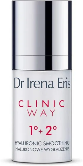Dr. Irena Eris Clinic Way 1°+2° Hyaluronic Smoothing Eye Cream - Крем для шкіри навколо очей "Гіалуронове розгладження"