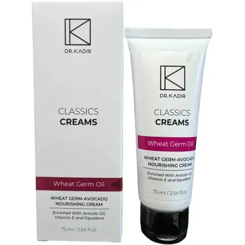 Поживний крем з маслом зародків пшениці і авокадо Dr. Kadir Wheat Germ Oil Avocado Nourishing Cream