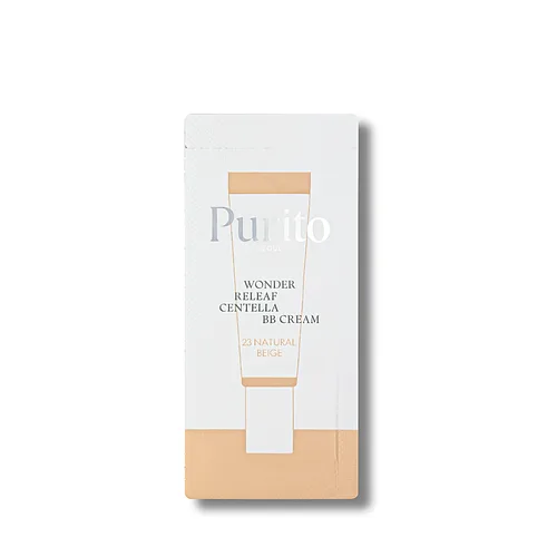 Пробник ВВ крем для обличчя з екстрактом центели Purito Cica Clearing BB Cream, 1 мл, 23 Natural Beige