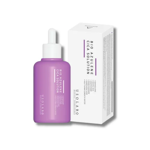 Заспокійлива та протизапальна кремова есенція - Usolab Bio Azulene Cica Solution 1шт