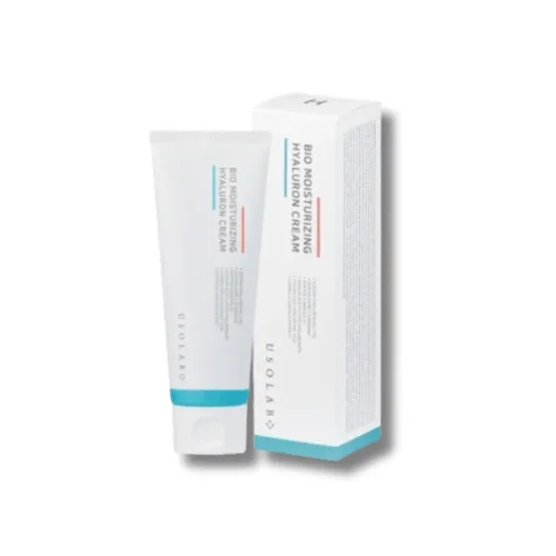 Інтенсивний зволожуючий, заспокійливий та омолоджуючий крем - Usolab Bio Moisturizing Hyaluron Cream