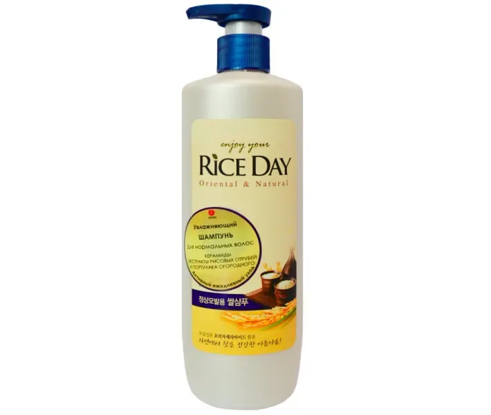 Шампунь для нормального волосся з екстрактом рисових висівок Lion Rice Day Normal Hair, 550 мл