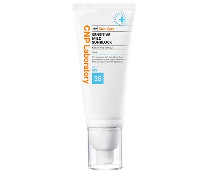 Сонцезахисний крем з захистом від загару CNP Sensitive Mild Sunblock SPF35/PA++