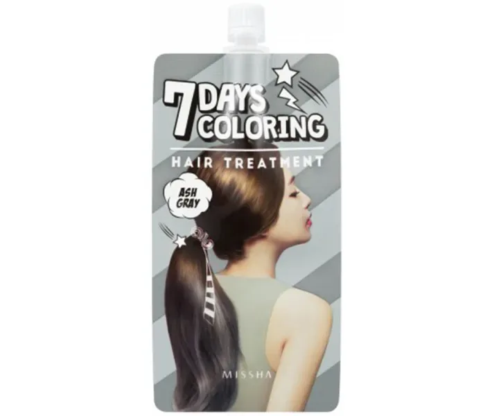 Тонуюча фарба для волосся Missha 7 Days Coloring Hair Treatment Ash Gray, 25 мл