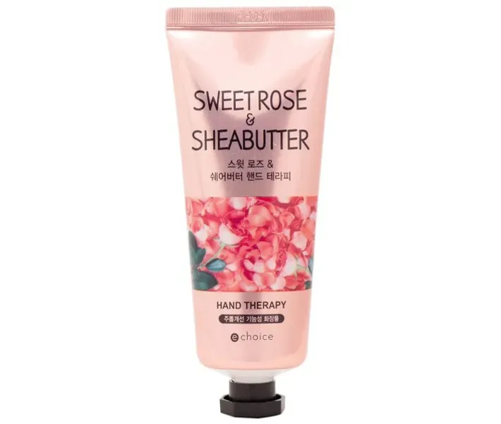 Крем для рук з маслом Ши і екстрактом троянди Echoice Sweet Rose Sheabutter Hand Therapy, 60 г