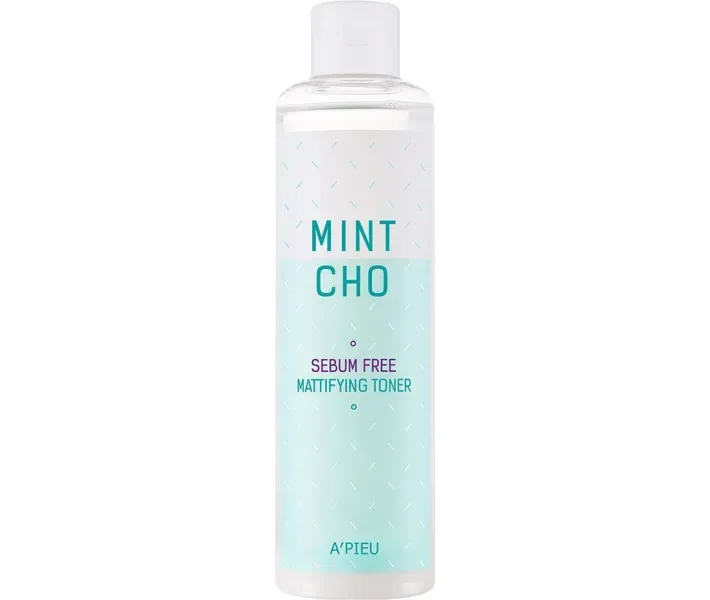 Матуючий тонер для особи Apieu Mint Cho Sebum Free Mattifying Toner, 245 мл