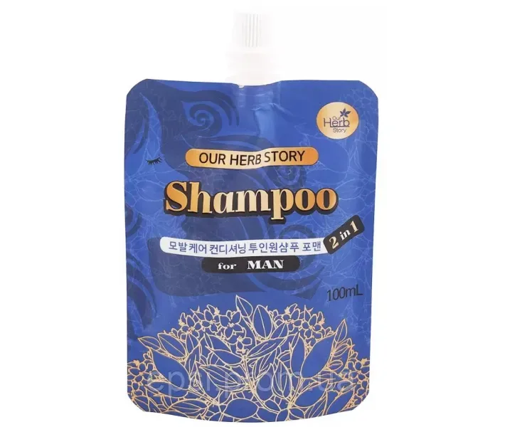 Шампунь 2в1 для чоловіків Our Herb Story Shampoo 2in1 For Men, 100 мл