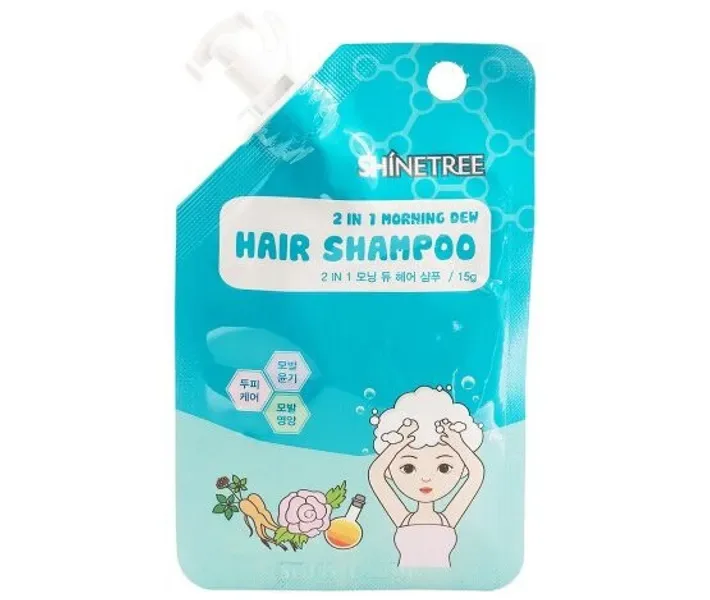 Шампунь для волосся 2 в 1 Shinetree Morning Dew Hair Shampoo, 15 г
