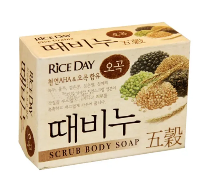 Мило-скраб для тіла пять злаків Lion Riceday, 100 г