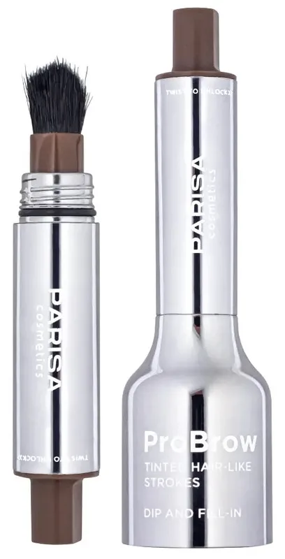 Тінт для брів PARISA Cosmetics стійкий 602 Chocolate Коричневий 4 мл
