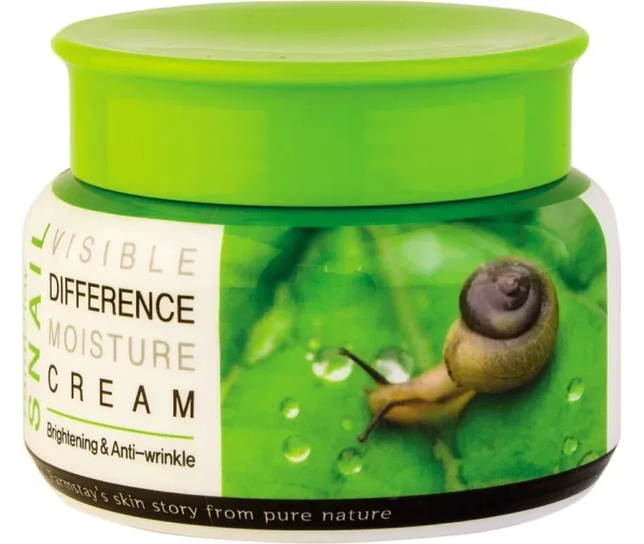 Крем для обличчя з муцином равлики зволожуючий FarmStay Visible Differerce Moisture Cream Snail, 100 г
