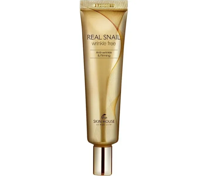 Крем для обличчя і зони навколо очей The Skin House Real Snail Wrinkle Free, 30 мл
